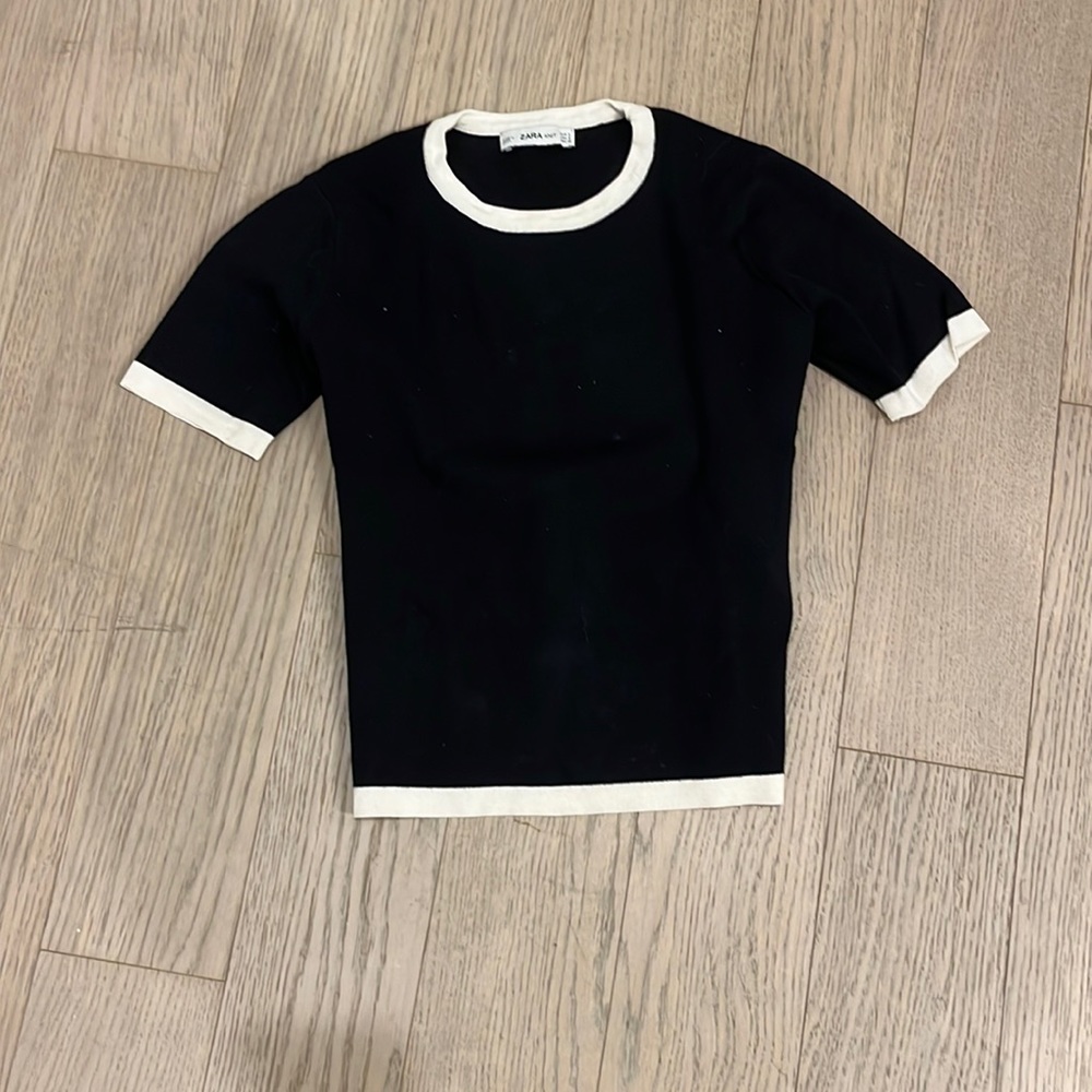 Zara knitted crop top
